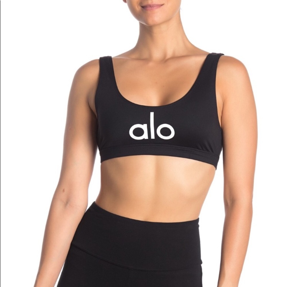 Black ALO Yoga Sports Bra